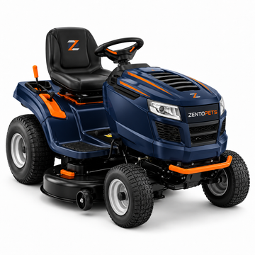 ZENTOPETS Hooded Riding Lawn Mower with Mid-Mounted Cutting Deck