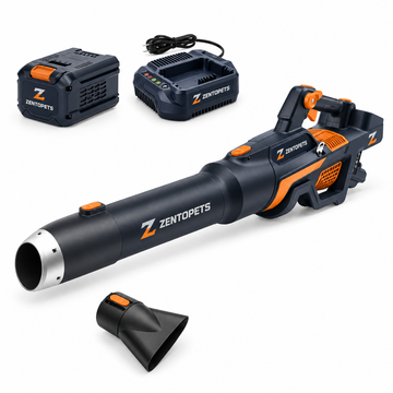 ZENTOPETS Cordless Handheld Leaf Blower Kit with Battery, Charger & Nozzle