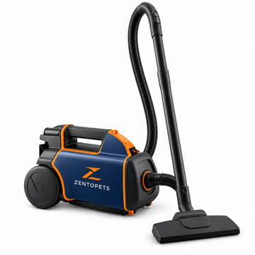 ZENTOPETS Compact Wheeled Canister Vacuum Cleaner with Hose and Floor Head