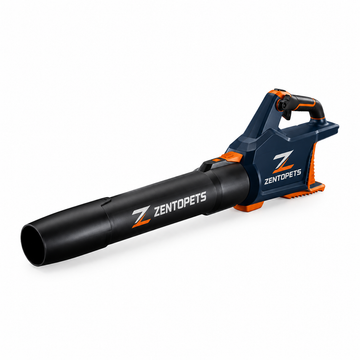 ZENTOPETS Cordless Handheld Leaf Blower Navy and Orange
