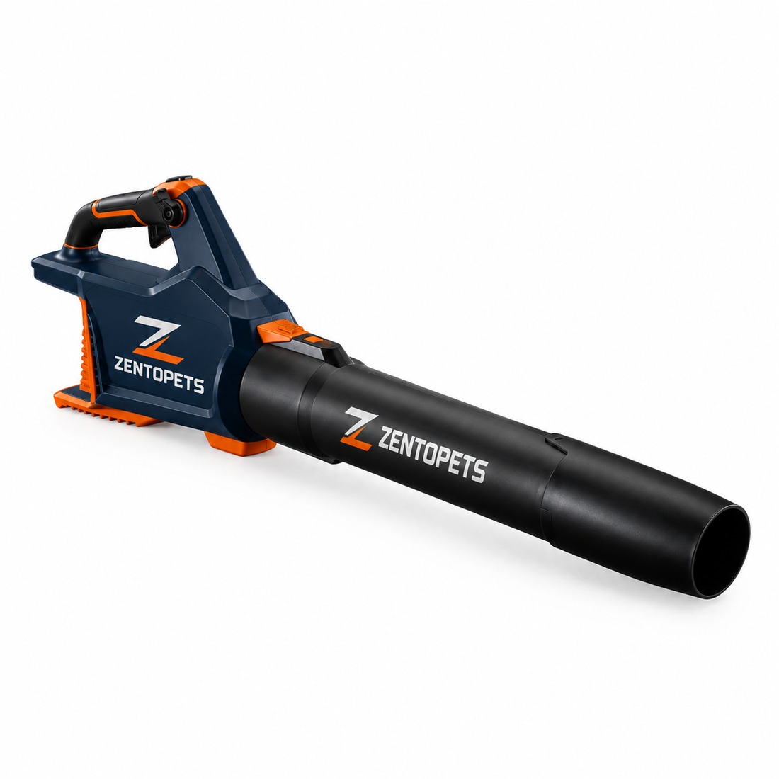 ZENTOPETS Cordless Handheld Leaf Blower Navy and Orange