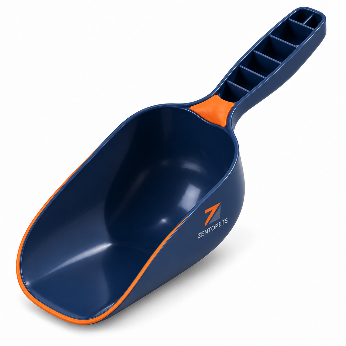 ZENTOPETS Garden Compost Scoop Navy and Orange