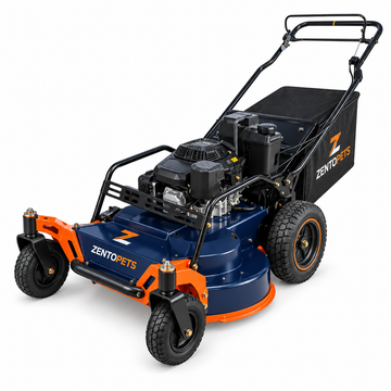 ZENTOPETS Walk-Behind Lawn Mower with Front Caster Wheels and Rear Grass Bag