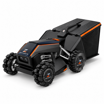 ZENTOPETS Vision-Assisted Omnidirectional Robotic Lawn Mower with Rear Grass Collector