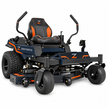 ZENTOPETS Commercial Zero-Turn Riding Lawn Mower with Triple-Blade Cutting Deck
