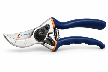 ZENTOPETS Bypass Pruning Shears with Ergonomic Navy Grips