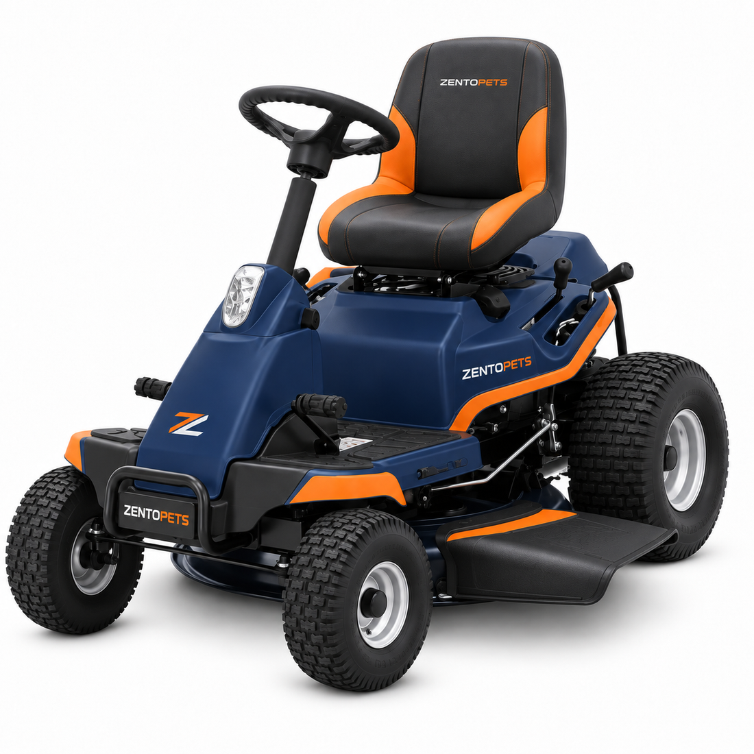 ZENTOPETS Compact Rear-Engine Riding Lawn Mower with Side-Discharge Deck